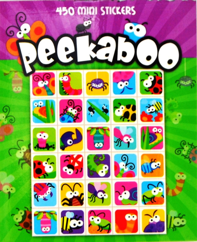 Sticker Books Peek-A-Boo 450 Mini Stickers