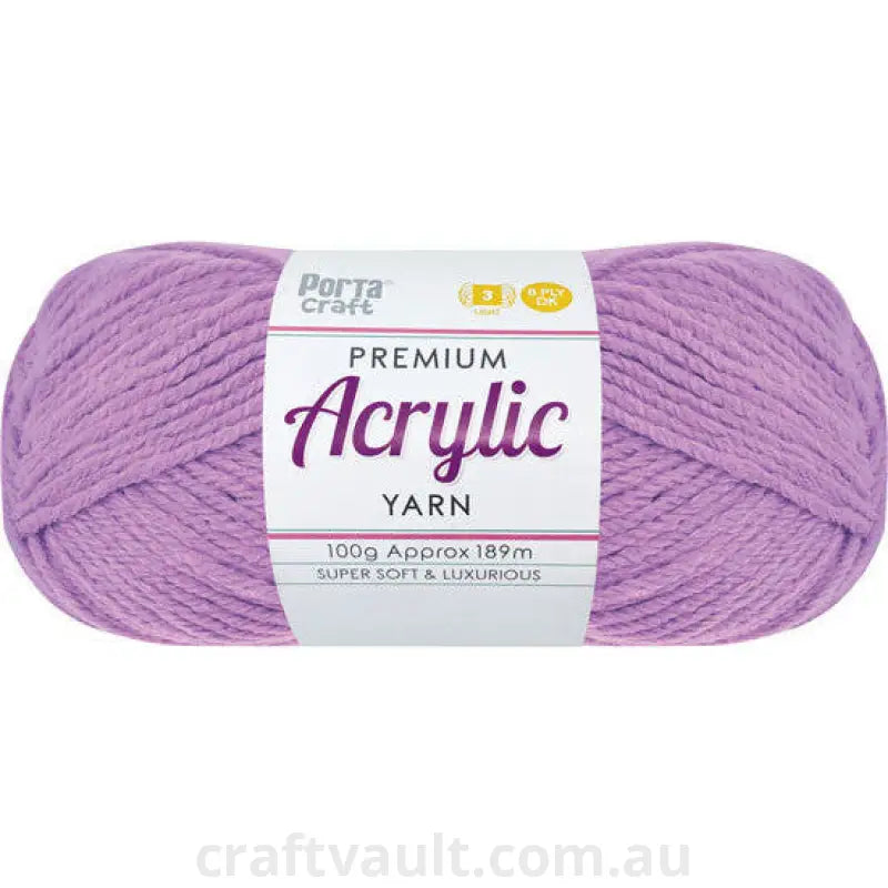 Acrylic Yarn 100g 189m 8ply Jasmine