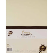 Colour Block A4 220gsm 40pk Cream