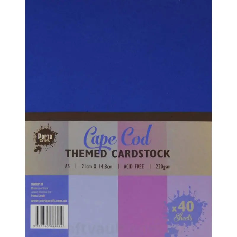 Colour Block A5 220gsm 40pk Cape Cod