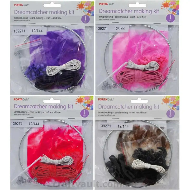 Dreamcatcher Kit 4 Assorted