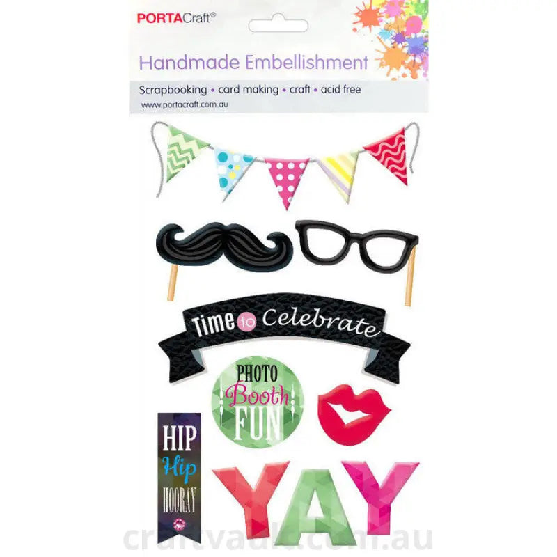 Handmade Embellishment Celebrate