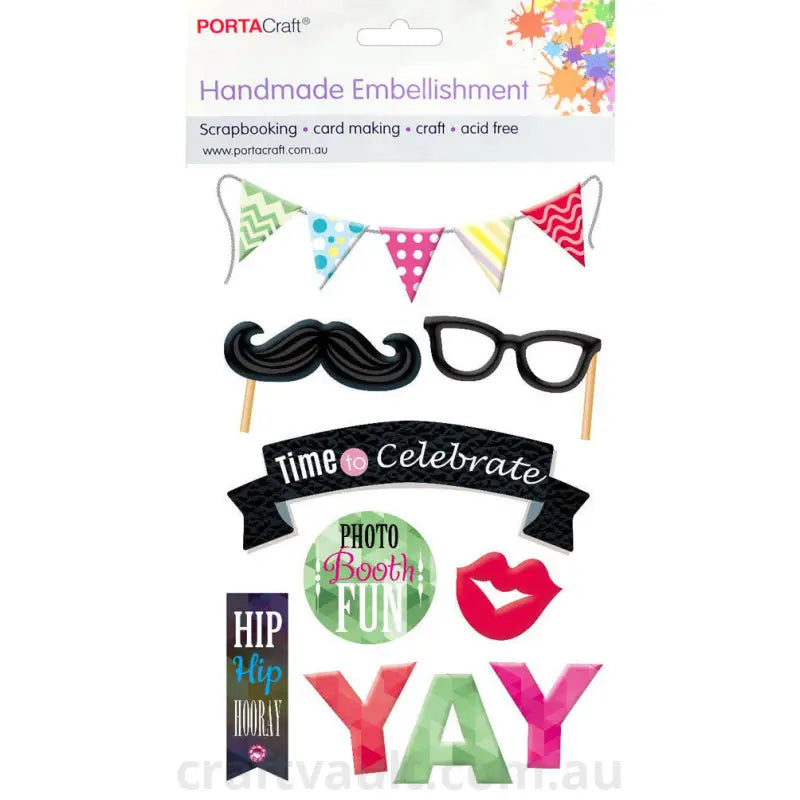 Handmade Embellishment Celebrate