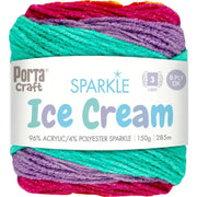 Ice Cream Sparkle Yarn 150g 285m Funfair