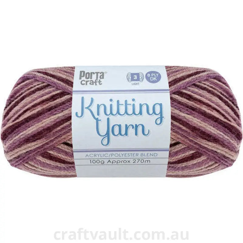 Knitting Yarn 100g 270m 8ply Multi Zombie