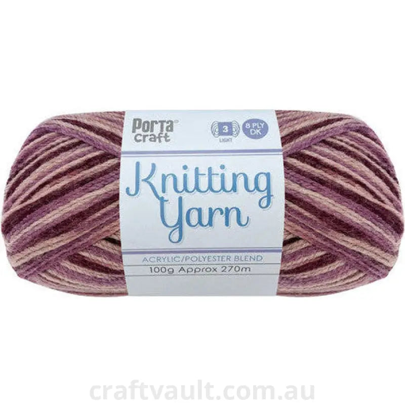 Knitting Yarn 100g 270m 8ply Multi Zombie