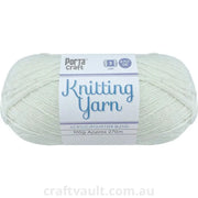 Knitting Yarn 100g 270m 8ply Pure White