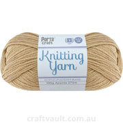 Knitting Yarn 100g 270m 8ply Solid Caramilk