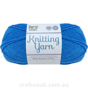 Knitting Yarn 100g 270m 8ply Solid Cornflower