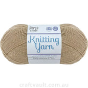Knitting Yarn 100g 270m 8ply Solid Latte