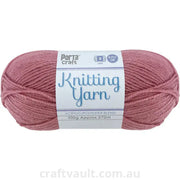 Knitting Yarn 100g 270m 8ply Solid Lilly Pilly