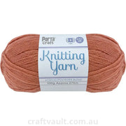 Knitting Yarn 100g 270m 8ply Solid Peachy
