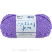 Knitting Yarn 100g 270m 8ply Solid Periwinkle