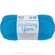 Knitting Yarn 100g 270m 8ply Solid Sapphire