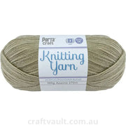 Knitting Yarn 100g 270m 8ply Solid Stone