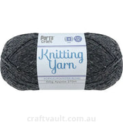 Knitting Yarn 100g 270m 8ply Solid Titanium