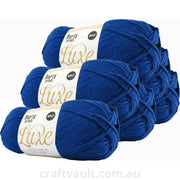 Luxe Cotton Blend Yarn 100g 220m 8ply Navy