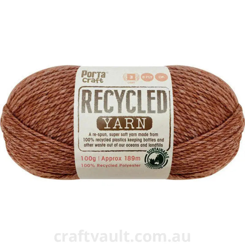Recycled Yarn 100g 189m 8ply Tamarind Melange