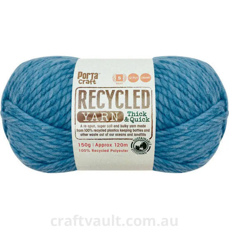 Recycled Yarn 150g 120m 12ply Cornflower Melange