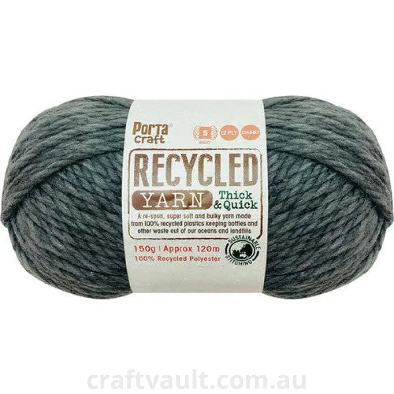Recycled Yarn 150g 120m 12ply Granite Melange