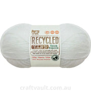 Recycled Yarn 150g 120m 12ply Vintage White