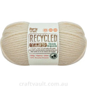 Recycled Yarn 150g 120m 12ply Whipped Cream