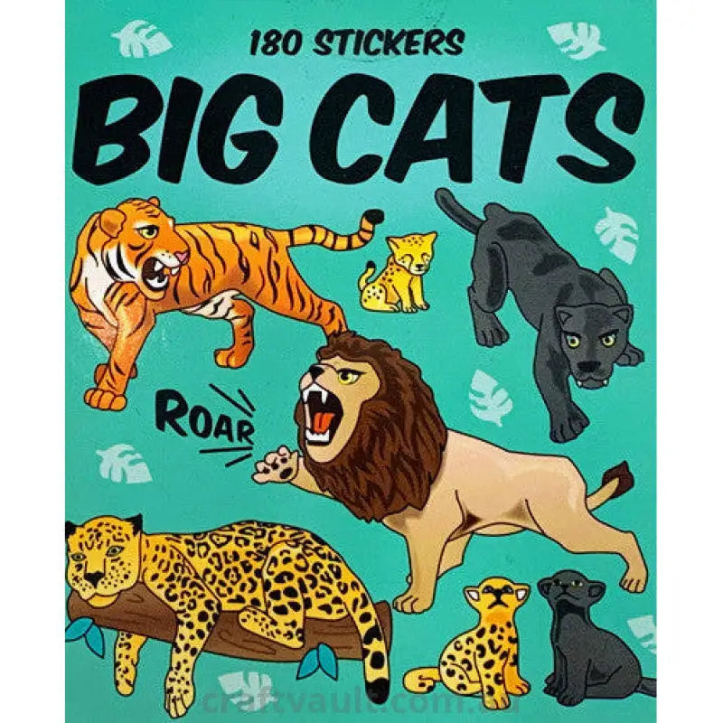 Sticker Books Big Cats 180 Stickers