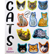 Sticker Books Cats 225 Stickers