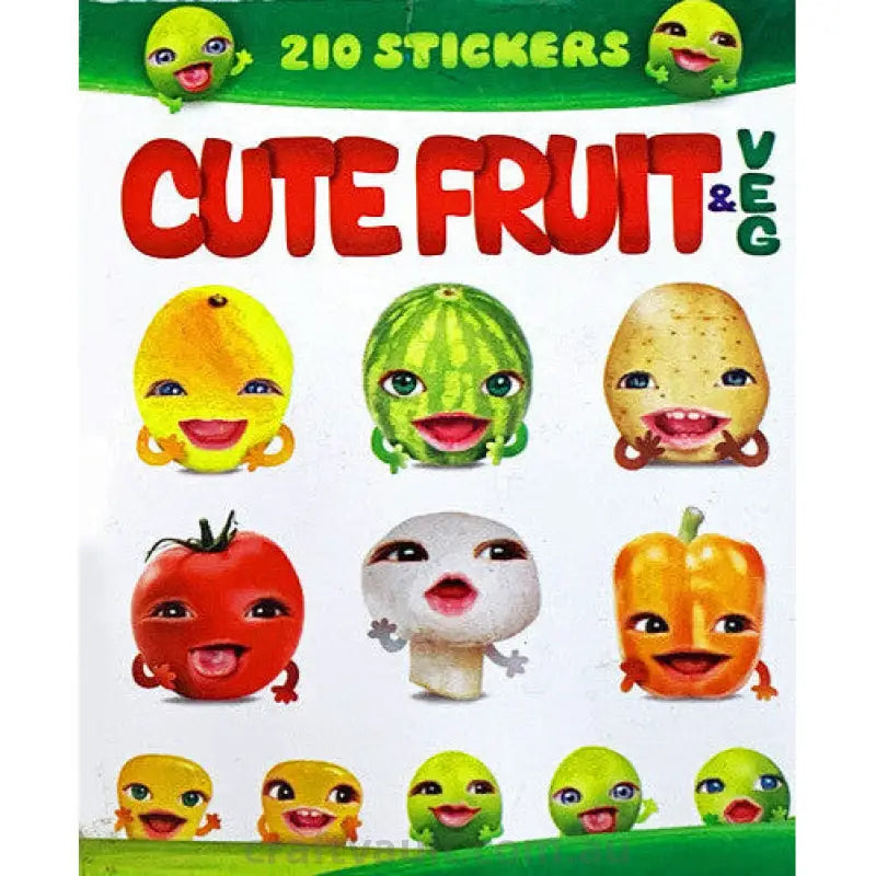 Sticker Books Cute Fruit 210 Stickers