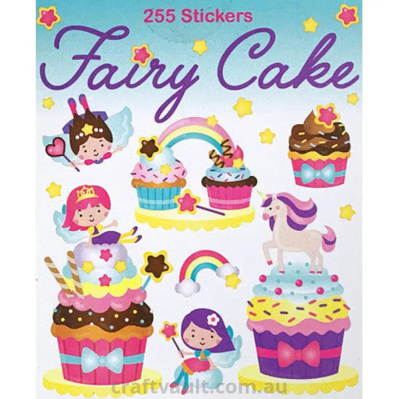 Sticker Books Fairy Cake 255 Stickers