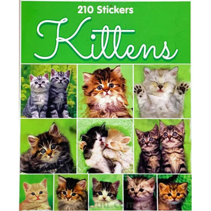 Sticker Books Kittens 210 Stickers