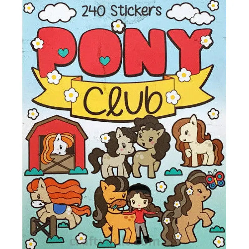 Sticker Books Pony Club 240 Stickers
