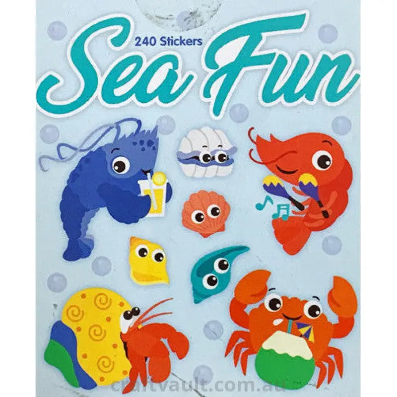 Sticker Books Sea Fun 240 Stickers