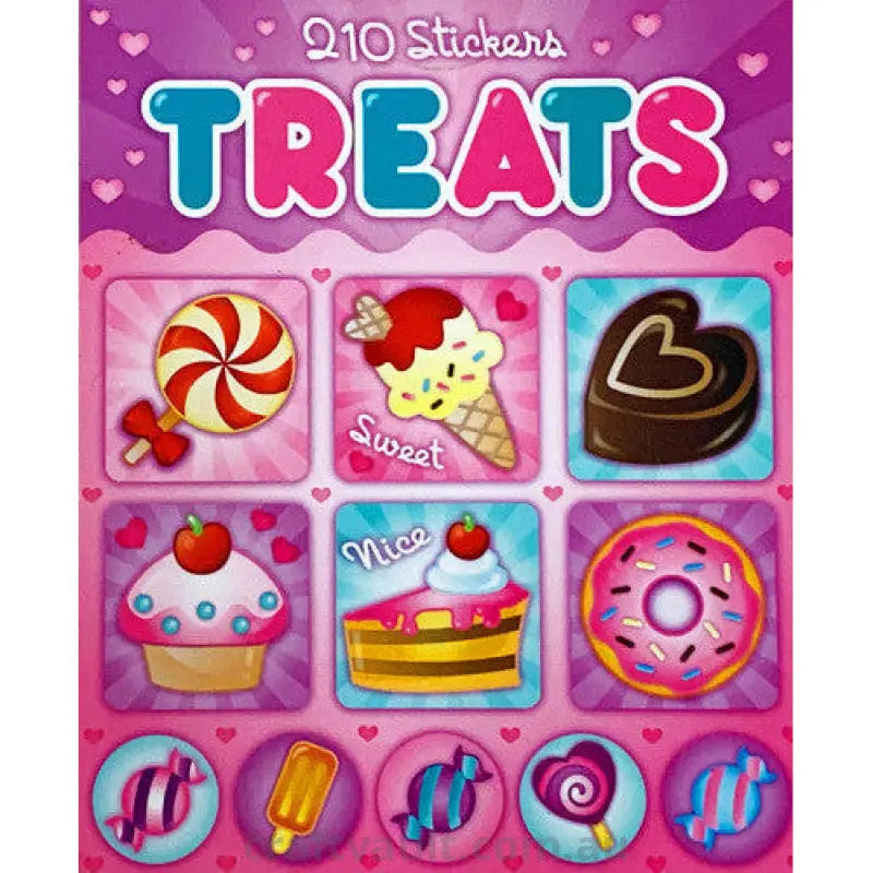 Sticker Books Treats 210 Stickers