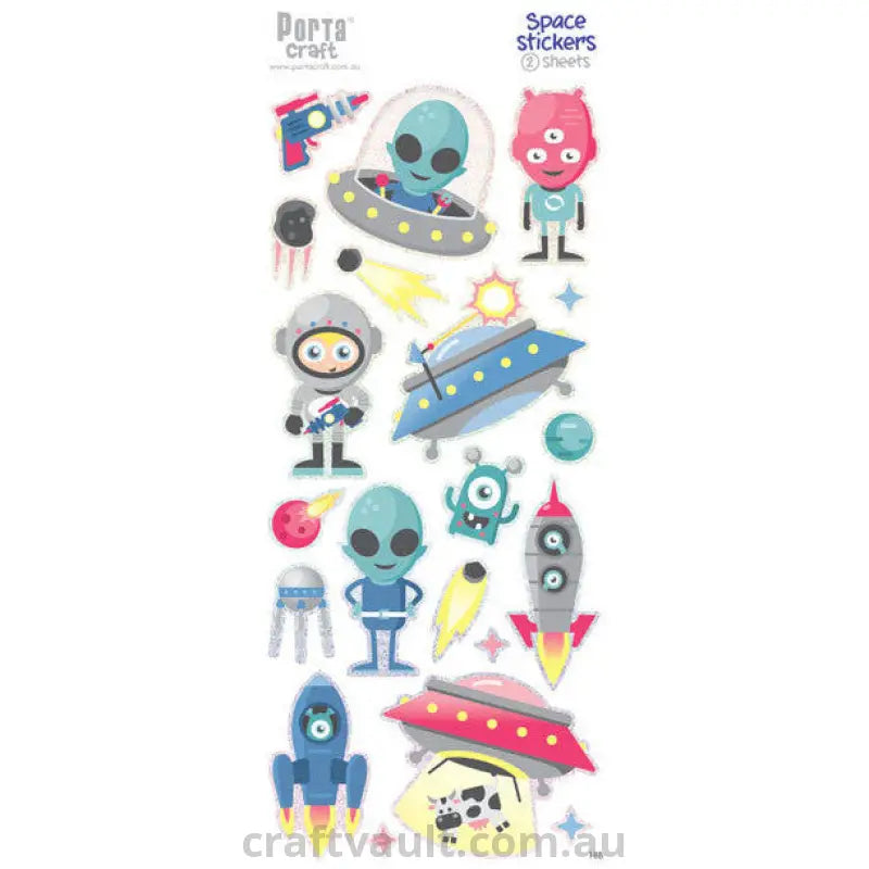 Sticker Sheets #018 Space