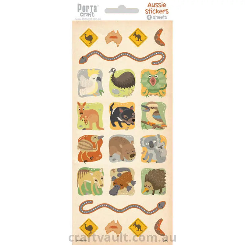 Sticker Sheets #028 Aussie