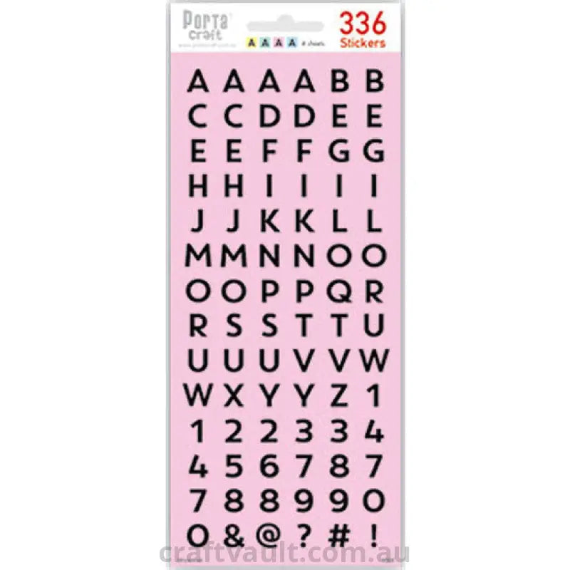 Sticker Sheets #100 - Sans Serif