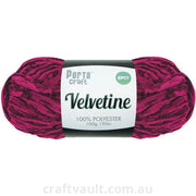 Velvetine Yarn 100g 150m Burgundy