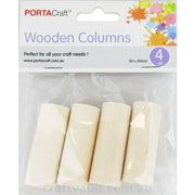 Wooden Columns 50x20mm 4 Pack