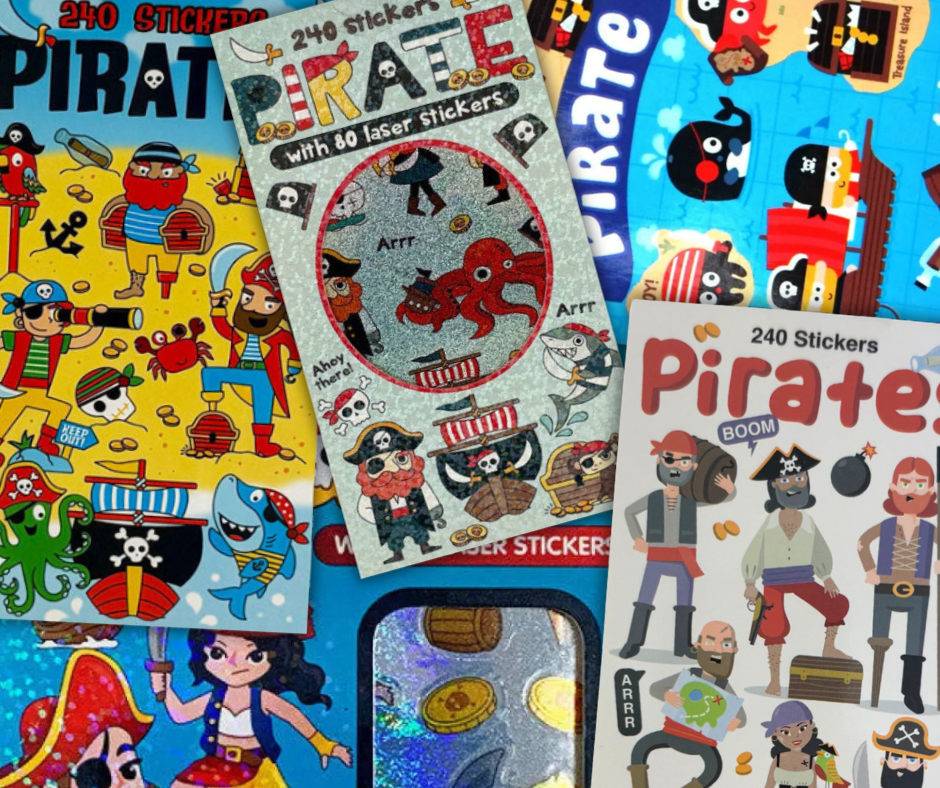 Pirate Sticker Books at Craft Vault