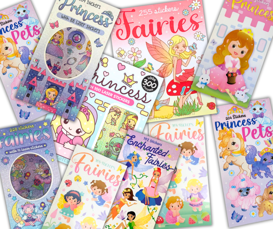 Princess & Fairy Sticker Books