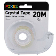 Porta Craft Crystal Clear Tape 18mm x 20m with Dispenser