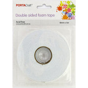 Porta Craft Double Sided Foam Tape - 18mm x 5m