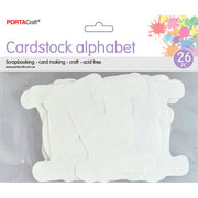 Cardstock Alphabet