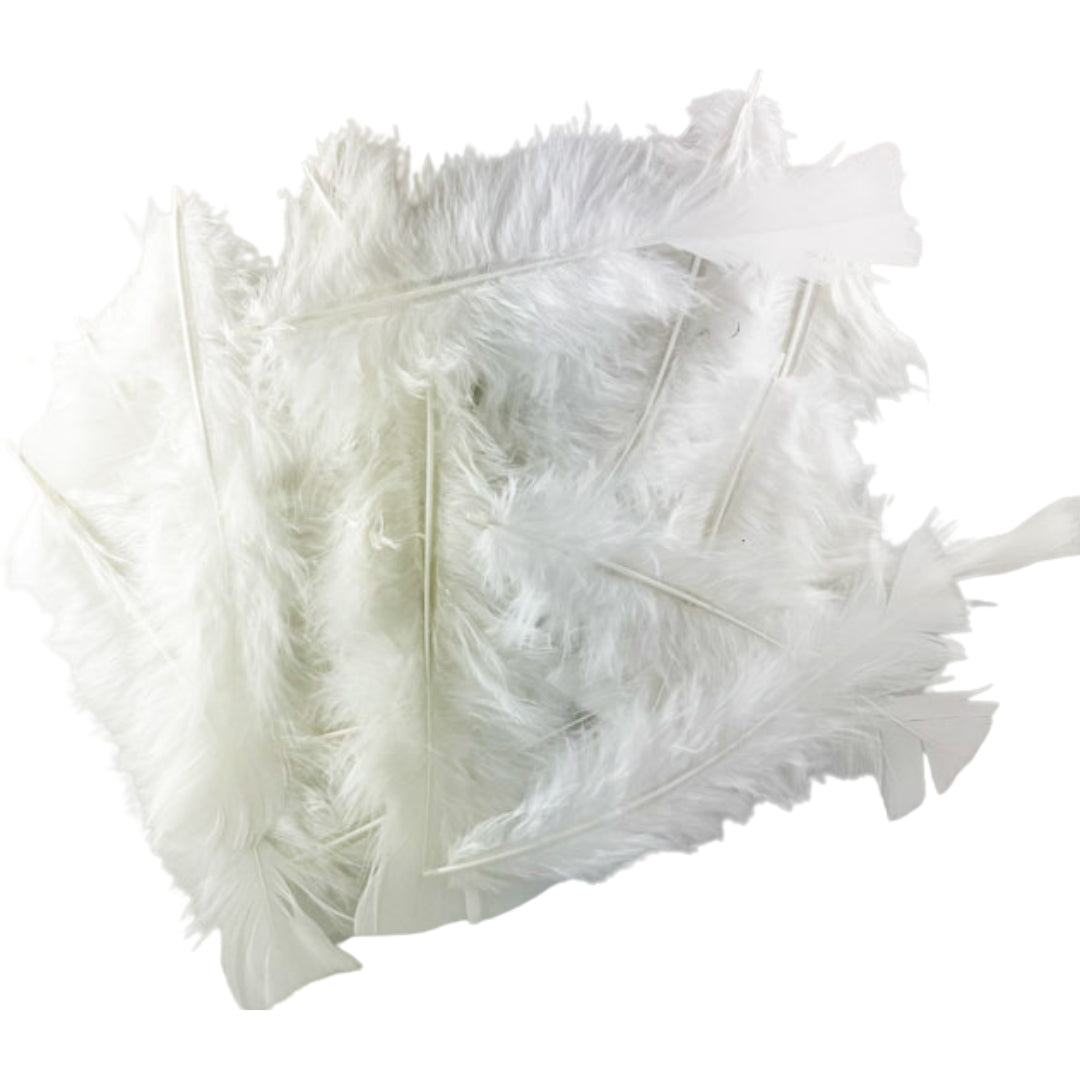 Porta Craft Feathers 10g - White