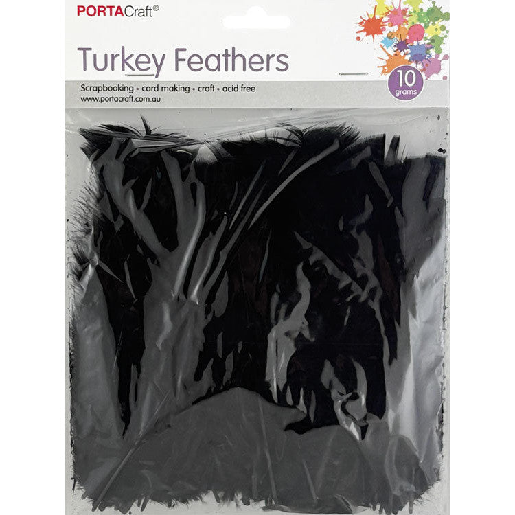 Craft Feathers 10g - Black