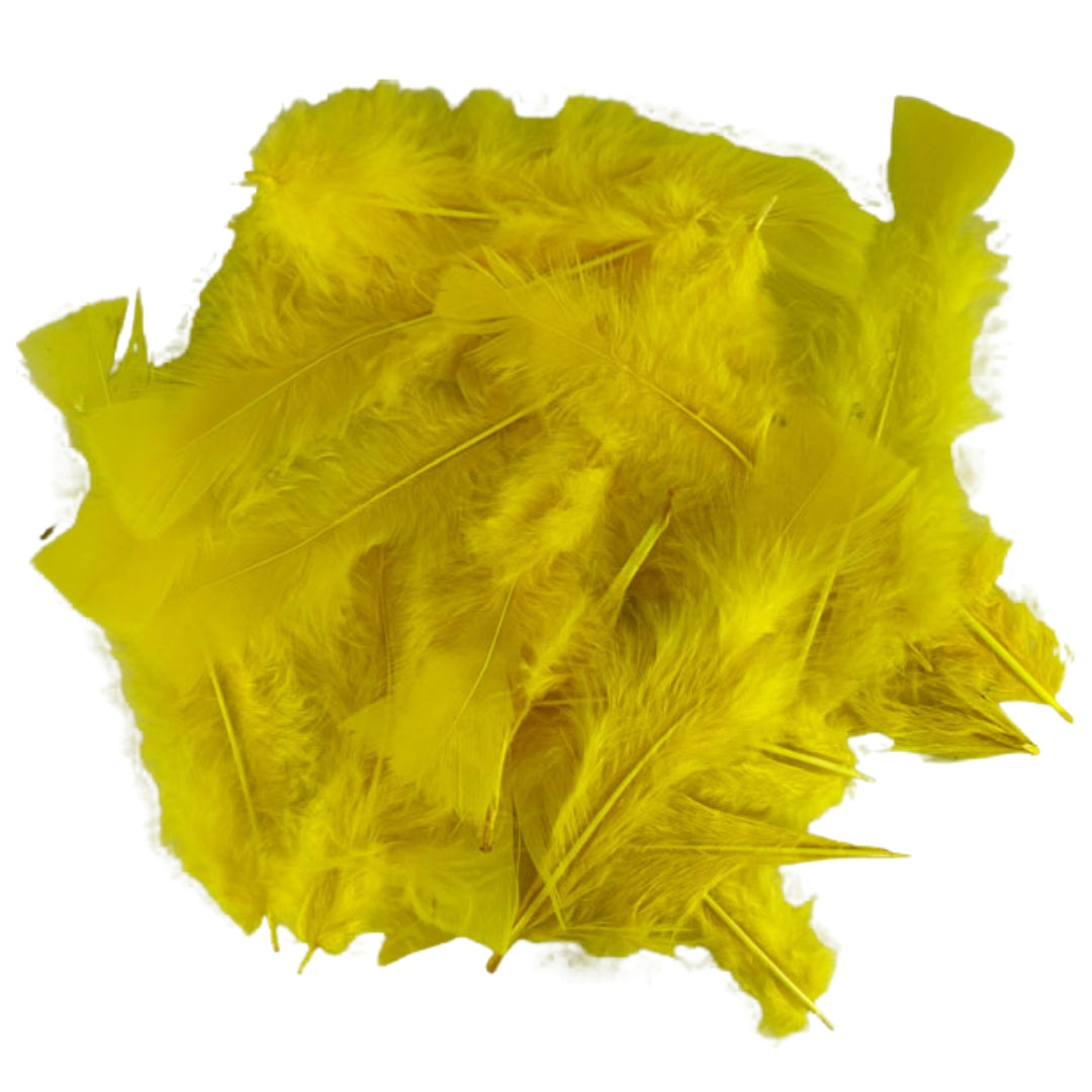 Porta Craft Feathers 10g - Bright Yellow