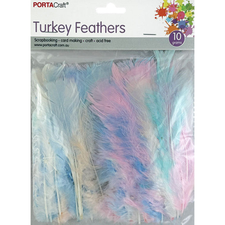 Craft Feathers 10g - Pastels