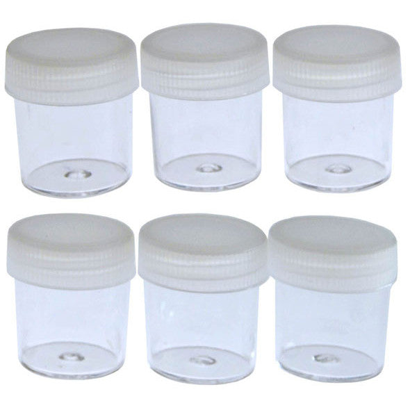 Mini Round Storage Containers 30x40mm 6pk