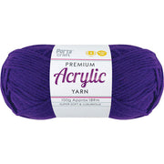 Acrylic Yarn 100g 189m 8ply Violet
